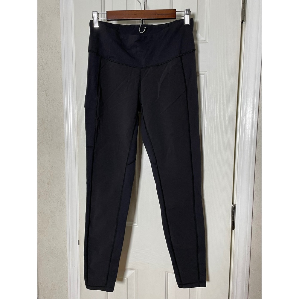 KUHL Women Black High Rise Active Hiking Leggings with Pockets Size Medium